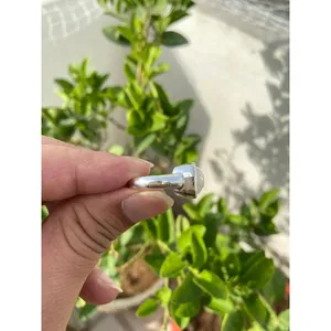 925 Silver Natural Moonstone <b>Ring</b> Handmade <b>Dainty</b> Gemstone Jewelry with Lovers Pattern Rhodium Plated Set for Everyday Wear - Product Image 3