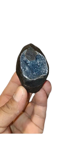 Venta al por mayor Natural Negro Calcedonia Cluster Rock Crystal Gemstone Espécimen Minerales Piedra semipreciosa Artesanía para la curación del amor - Product Image 3