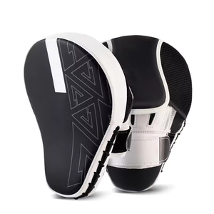 New Style Wholesale <b>Focus</b> <b>Pads</b> Leather Martial Arts Professional Training Punching <b>Pads</b> Kickboxing Training With Custom Logo - Product Image 2
