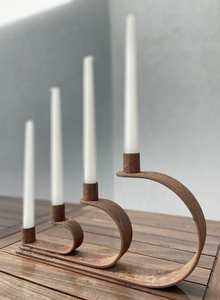 Ensemble de chandeliers en fer noir faits à la main extra-hauts, résistants à la rouille, en métal de qualité supérieure, pour Pâques, mariage, Ramadan - Product Image 2