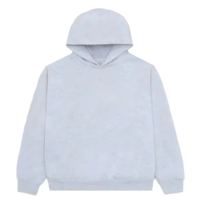 New OEM Custom Oversized Cotton Heavyweight Luxury Hip Hop Hoodies Drop Shoulder Boxy Blank 100% Cotton Cropped <b>Men's</b> Hoodies - Product Image 6