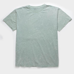 T-shirts délavés à l'acide en polyester de coton de meilleure qualité T-shirt délavé à l'acide léger pour hommes en gros - Product Image 1