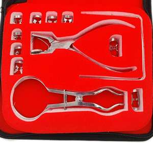Dental <b>Rubber</b> Dam Kit Manual Stainless Steel <b>Rubber</b> Dam Pliers & Barrier Punching Pliers CE Certified Hot Selling - Product Image 6