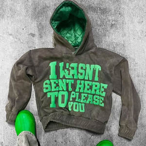 Pull-over de grande taille à impression graphique, sweat à capuche pour homme, poids lourd, surdimensionné, sweats à capuche personnalisés pour hommes, streetwear - Product Image 4