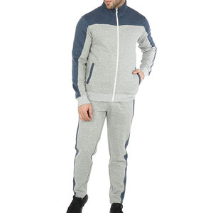 Logo personnalisé Full Zip Up Survêtement Coton Polyester Polaire Tech Terry Survêtement de Sport Jogger Usure Survêtement - Product Image 1