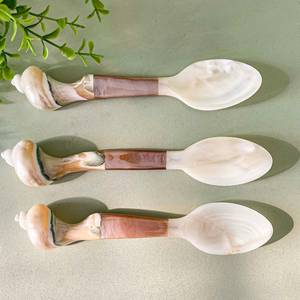 Offrez-vous l'élégance cuillère à perles artisanale richement importante sur le plan historique - Product Image 1