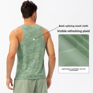 Chaleco deportivo para hombre para primavera y verano, Camiseta holgada transpirable de secado rápido, chaleco informal para correr al aire libre - Product Image 4