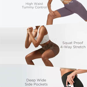 กางเกงขาสั้นนักขี่จักรยานสำหรับผู้หญิงกางเกงขาสั้นสำหรับผู้หญิงดีไซน์ทนทานออกแบบได้ตามต้องการ - Product Image 5