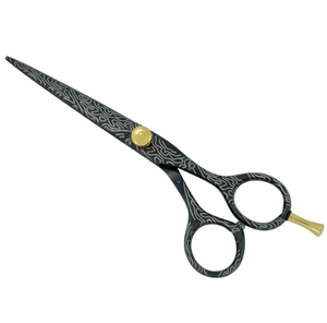 Tijeras de corte de pelo Tijeras de peluquería de 6 pulgadas Tijeras de peluquero de acero inoxidable para salón o uso doméstico profesional - Product Image 1