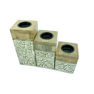 Quemador de incienso árabe islámico de madera de venta directa de fábrica, forma cuadrada, quemador Bakhoor de tamaño personalizado en India - Product Image 5