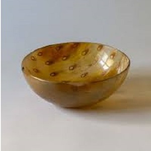 Bol de service en corne de buffle véritable fini à la main Fabricant de corne en gros Vente chaude Bol de service pour soupe de nouilles et salade à faible coût - Product Image 1