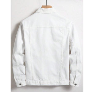 Personnalisé 100% Coton Décontracté Slim Hommes Denim Veste Haute Qualité Hommes Veste En Gros Dernière Vente À Chaud Denim Hommes - Product Image 2