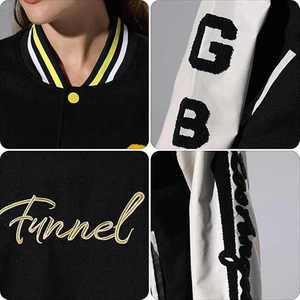 Chaqueta de mujer de alta calidad personalizada AKA Letterman para hermandad y fraternidad personalizada con nombre y número de invierno - Product Image 5