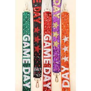 Sangle de sac à main perlée personnalisable, design COLORÉ et UNIQUE, ceinture métallique réglable tendance par glowin fashion - Product Image 6