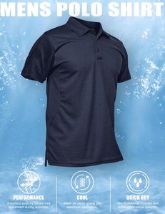 Polos informales de alta calidad OEM a precio de fábrica para hombre, Polo bordado transpirable de secado rápido a granel para Polo personalizado - Product Image 5