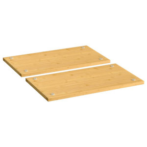 Ensemble de 2 planches à découper en bambou Ustensiles durables pour la cuisine - Product Image 2