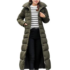 Chaqueta larga acolchada de alta calidad para mujer, chaquetas acolchadas cálidas de invierno a la moda, chaqueta acolchada larga transpirable a prueba de viento a la venta - Product Image 5