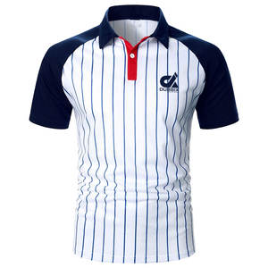 Usine personnalisée polos vierges souples en coton grande taille à col montant pour hommes conception personnalisée polos pour hommes respirants - Product Image 1