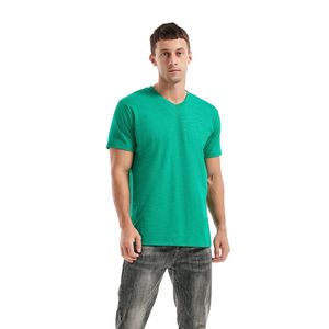 Nouveauté T-shirts personnalisés de haute qualité à manches courtes T-shirt uni à col rond de bonne qualité pour hommes - Product Image 1