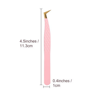 Lash Tools Fiber Tweezers for Lash <b>Extensions</b> and Straight Isolation <b>Eyelash</b> Tweezer Set Professional Precision <b>Mink</b> Lashes Fan - Product Image 5