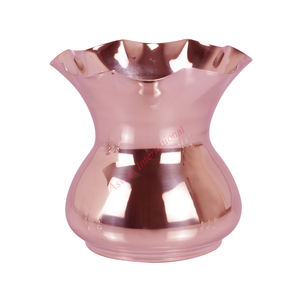 Florero de Metal de lujo de diseño moderno de calidad excepcional, accesorio atractivo para maceta de decoración del hogar - Product Image 1