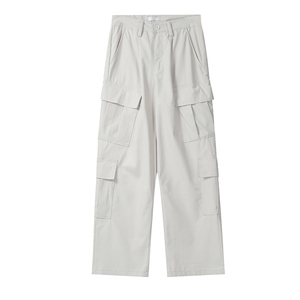 Pantalones de chándal con diseño de logotipo personalizado OEM, pantalones Cargo de alta calidad, pantalones Cargo de hombre de gran tamaño en blanco - Product Image 3
