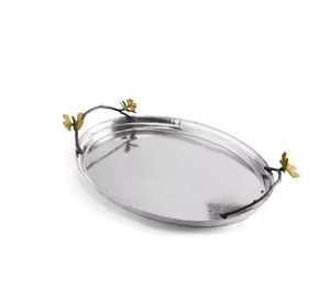 Bandeja DE SERVICIO DE ALUMINIO real Bandeja DE SERVICIO DE cena de nuevo diseño Bandeja de plata de aluminio de la mejor calidad para la venta - Product Image 4