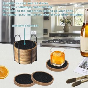 Amazing Breaded Cotton Rope and Wooden Dining <b>Table</b> Coaster High Quality <b>Low</b> Price Coaster for Christmas and Parties - Product Image 6