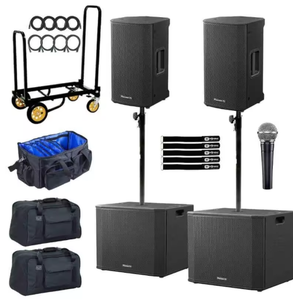 NUEVOS Altavoces Activos DJ XPRS102 de 10 Pulgadas con Subwoofer de 18 Pulgadas, Paquete Doble - Product Image 1