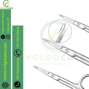 3 Pieces Cuticle <b>Curved</b> <b>Scissors</b> Manicure <b>Scissors</b> Stainless Steel Facial Hair Grooming <b>Scissors</b> - Product Image 5