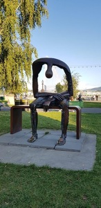 Famosa <span class=keywords><strong>Escultura</strong></span> Abstracta <span class=keywords><strong>de</strong></span> Albert Gyorgy, Figura Triste, para Decoración <span class=keywords><strong>de</strong></span> Jardín Exterior - Product Image 6