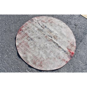 พรมขนสัตว์สีเบจ4.5ft สไตล์วินเทจทำมือทรงสี่เหลี่ยมผืนผ้าสไตล์ตุรกีงานปะต่อกันสำหรับห้องนอนของวัยรุ่นที่อาศัยอยู่ - Product Image 3