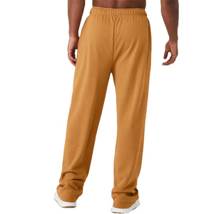 Pantalon de survêtement ample en coton surdimensionné pour femmes, pantalon de yoga, couleur unie, techniques brodées, nouvelle collection 2026 - Product Image 2