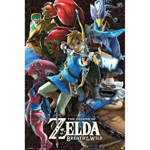 Affiche sur toile de style moderne The Legend of Zelda Breath of the Wild pour décoration murale - Product Image 3