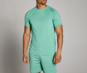 T-shirt de compression sans couture pour homme, tendance, vente en gros personnalisée, séchage rapide, vêtements de sport pour la salle de sport, vêtements de sport pour l'entraînement - Product Image 3