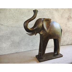 Décor de table luxueux noir et argent creux girafe Sculpture vente en gros maison hôtel bureau décor et cadeau à prix abordable - Product Image 6