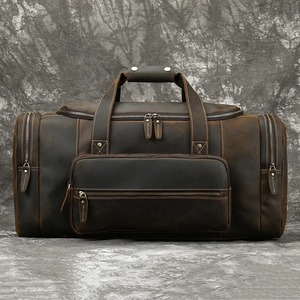 Bolso de viaje de cuero de gran capacidad para hombre - Product Image 2