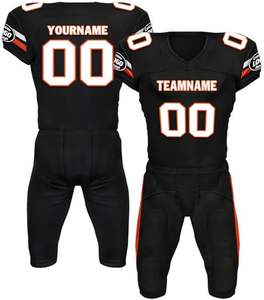 Maillots de football américain à manches courtes personnalisés ensemble de vêtements de football américain, y compris l'uniforme - Product Image 1