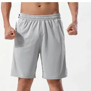 Shorts de corrida masculinos de nylon e elastano, shorts de corrida de corrida de verão, de secagem rápida para homens e mulheres, com cordão, calça curta