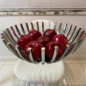 Bol décoratif en métal en aluminium brillant fantaisie bol en métal de qualité supérieure avec pour accessoires de cuisine bol japonais - Product Image 3