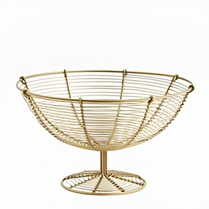 Bol en fil métallique avec poignées, idéal pour la cuisine et la salle de bain, prix de gros, vente chaude 2026 - Product Image 5