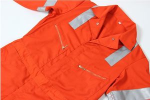 Salopette en coton/polyester Salopette antistatique Fournisseurs Combinaison uniforme de travail Salopette bon marché - Product Image 4