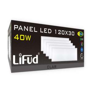 Panneau lumineux commercial LIFUD Driver 40W 120x30, panneaux LED encastrés - Product Image 1