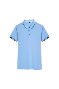 Polo de manga corta de algodón puro 100% para hombre, color sólido personalizado, transpirable y antiarrugas, fabricado por RAM Industry Plain Dyed - Product Image 6