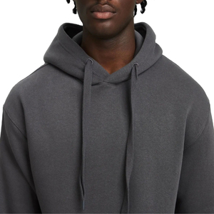 Sweat-shirts à capuche unisexes épais 340g avec logo brodé personnalisé, en polaire thermique, pour l'hiver, imprimé uni, toutes tailles - Product Image 3
