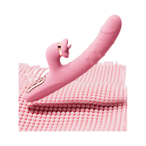 TADE Kabelloser Weicher Wasserdichter Persönlicher G-Punkt Rabbit Vibrator Sportmassagegerät 12x Multi-Geschwindigkeit Energieeffizient Leise Aufladbar - Product Image 1
