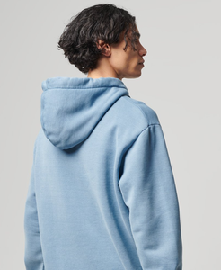 เสื้อสเวตเชิ้ตแขนยาวผ้าโพลีเอสเตอร์สีพื้น สกรีนโลโก้ได้ สไตล์สตรีทแวร์ เสื้อฮู้ดดี้ผู้ชายแบบเรียบ ขายส่งจากโรงงาน - Product Image 4