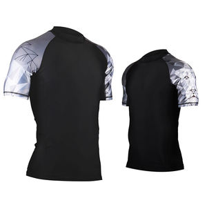 Camiseta de Rashguard MMA Corta Personalizable, Ropa Deportiva Sublimada, Traje de Entrenamiento de Spandex/Poliéster Transpirable, Diseño Personalizado en Oferta - Product Image 6