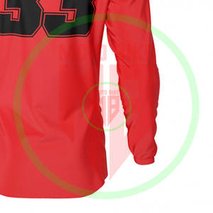 Nouveau design de maillot de motocross à manches longues respirant, impression personnalisée de maillot de motocross à prix raisonnable - Product Image 3