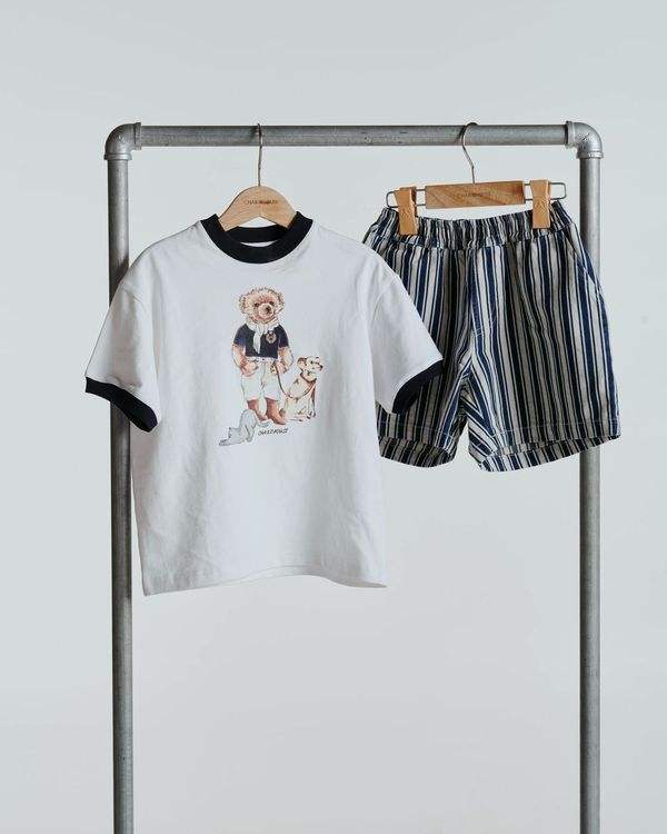 สีขาวและลาย